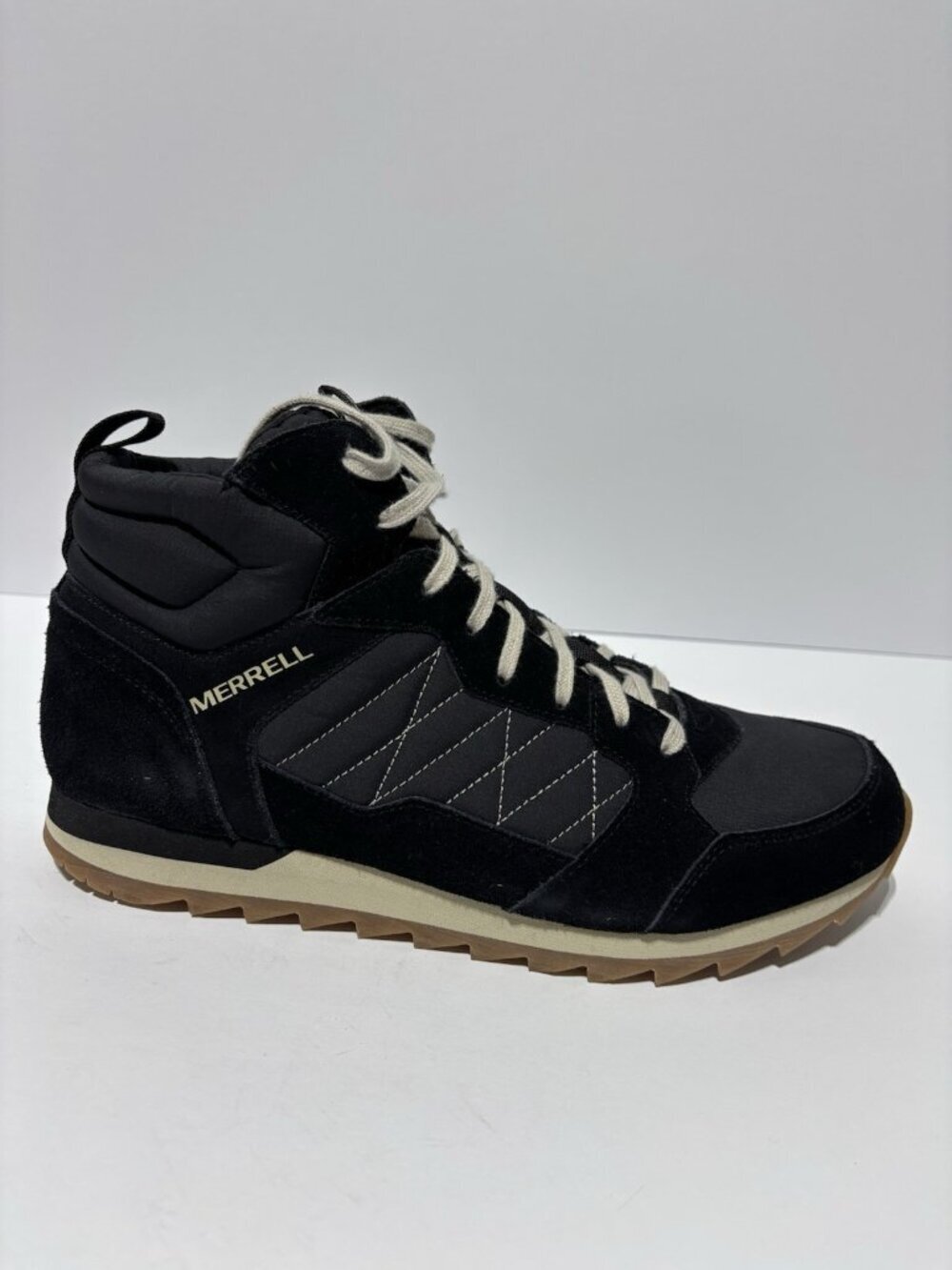 Merrell Men’s Alpine Sneaker Mid Black, Size 10.5 M